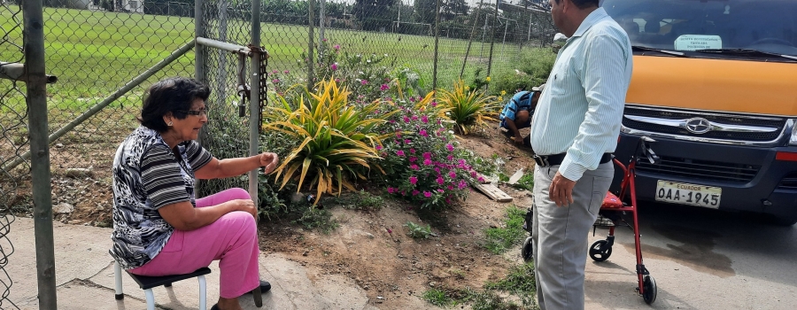 JORNADA DE LIMPIEZA EN LAS AREAS VERDES DEL CENTRO DE REHABILITACION